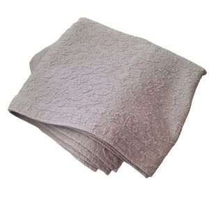 Villa Noble Excellence Matelasse Queen Coverlet Portugal Cotton 90 X 96" Blanket